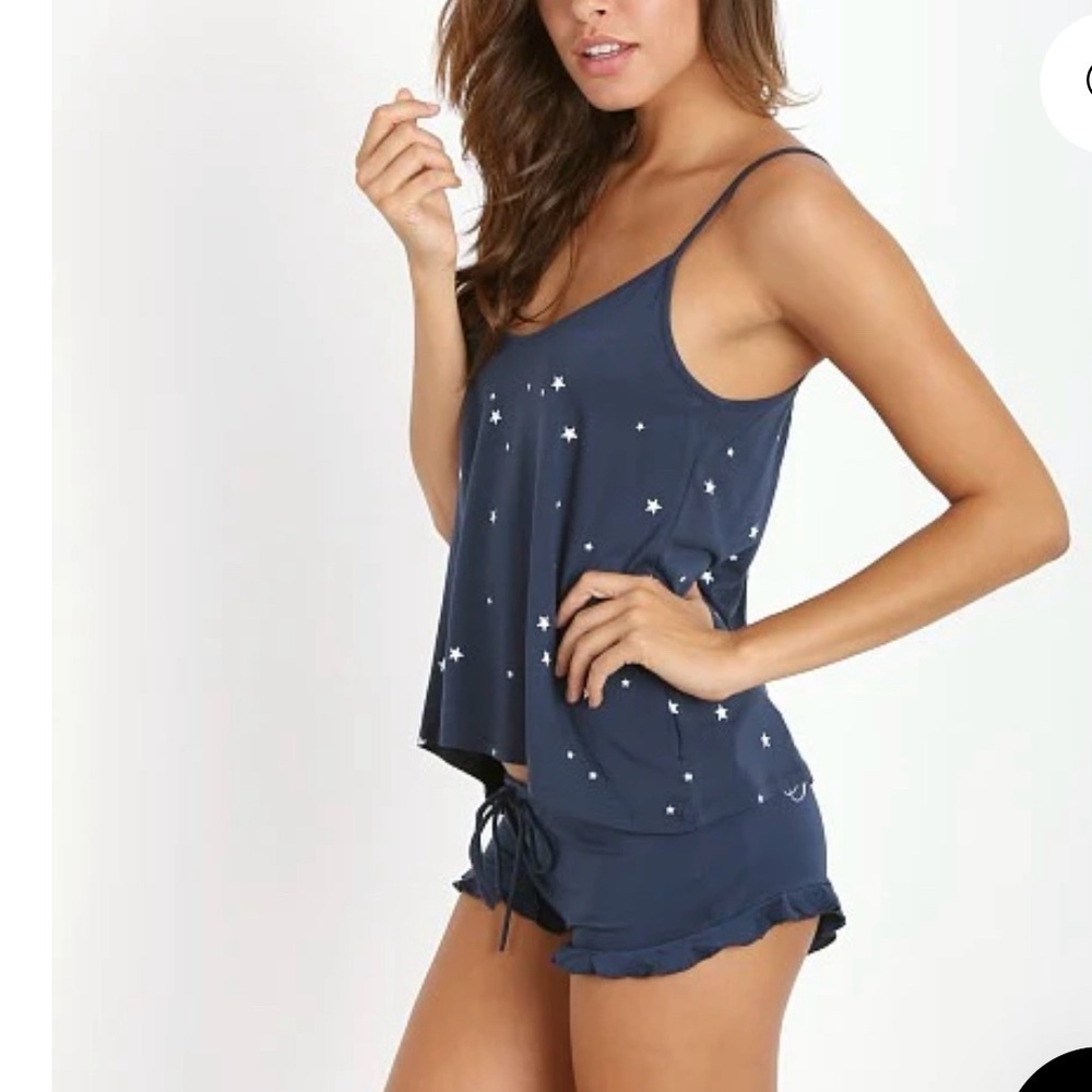 Wildfox Midnight Blue Star Pajama Set